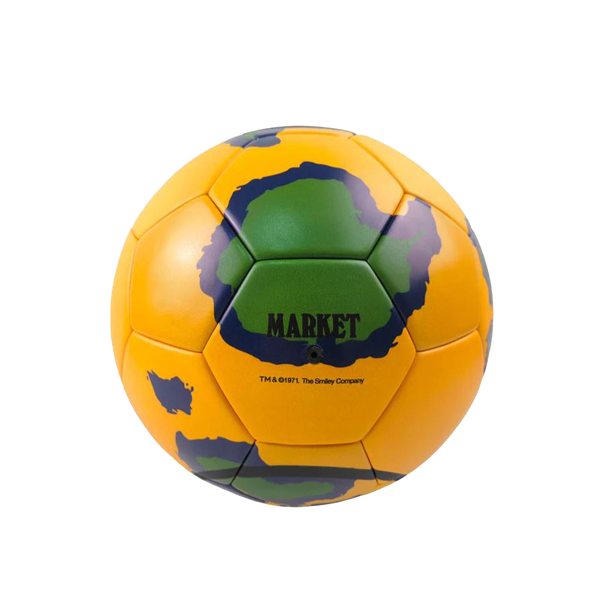 Market X Bob Marley Soccer Ball (gold blue green) - Blue Mountain Store