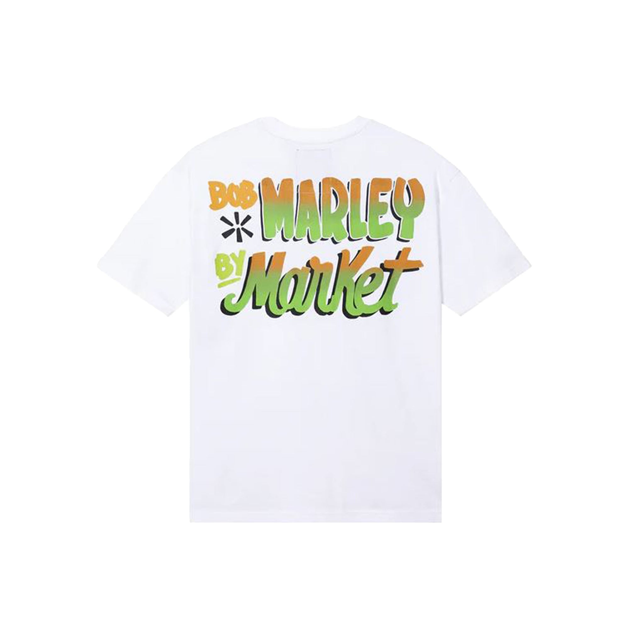 Market X Bob Marley Soccer T-Shirt (white) - Blue Mountain Store