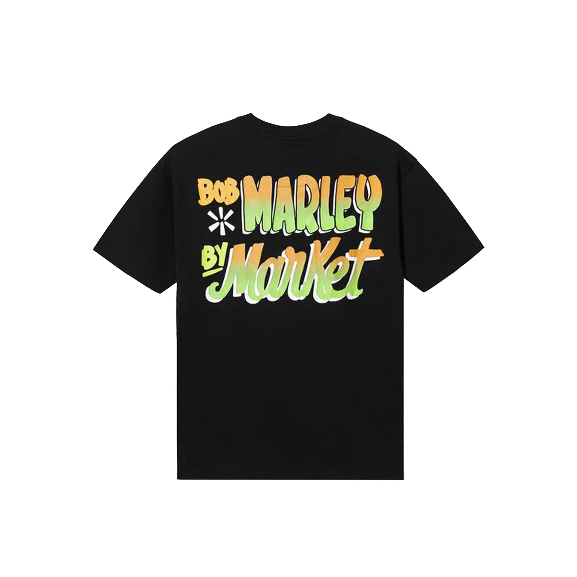 Market X Bob Marley Soccer T-Shirt (black) - Blue Mountain Store