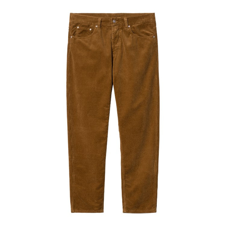 Carhartt WIP Newel Cord Pant (Deep H Brown rinsed) - Blue Mountain Store