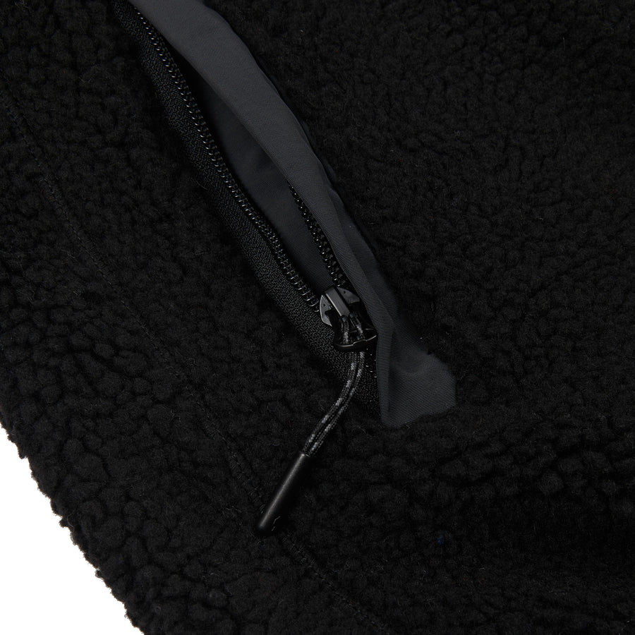 Penfield Bear Outdoor Borg Zip Thru Gilet (black) - Blue Mountain Store