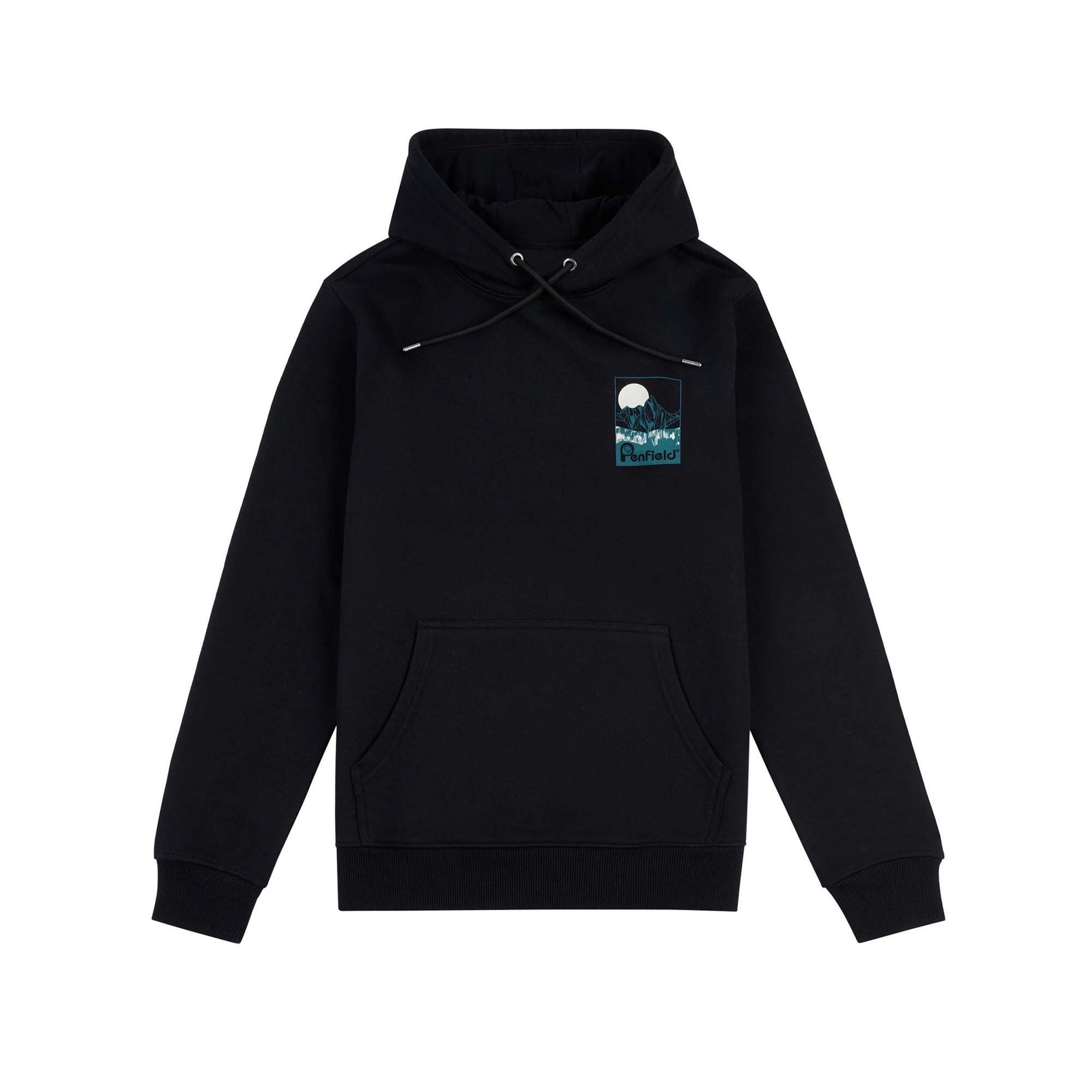 Penfield Mountain Back Graphic Hooded Sweat (black) - Blue Mountain Store