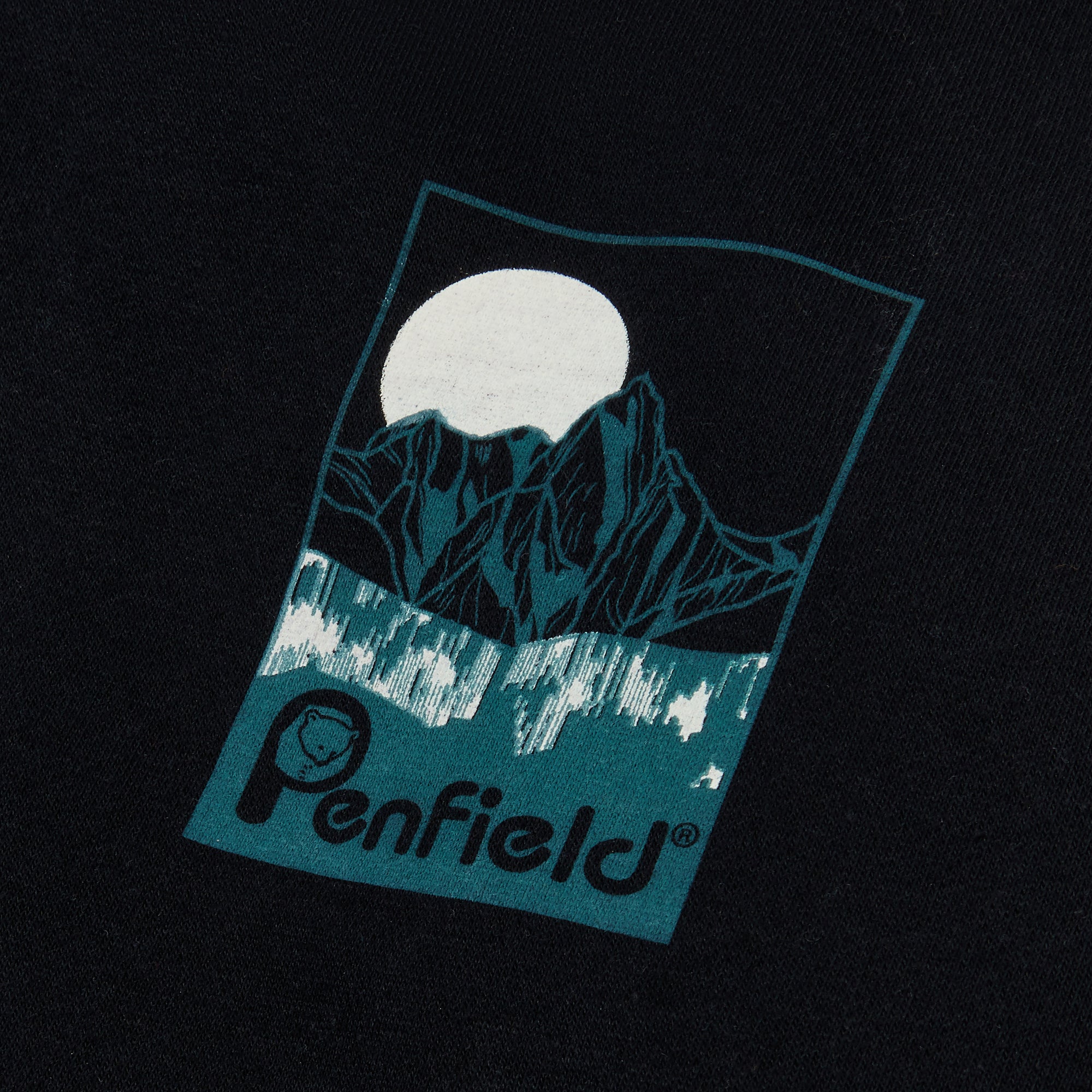 Penfield Mountain Back Graphic Hooded Sweat (black) - Blue Mountain Store