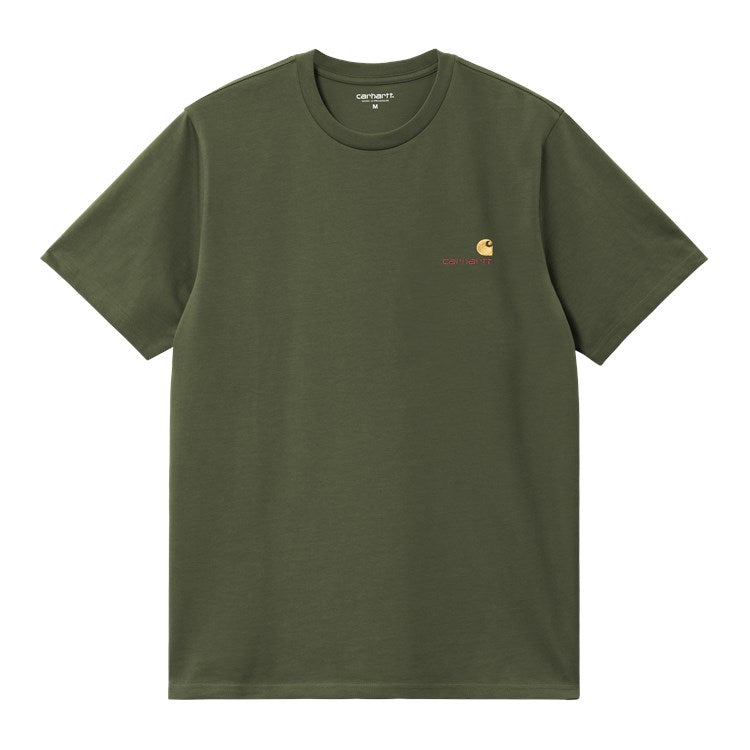 Carhartt WIP S/S American Script T-Shirt (Tarragon) - Blue Mountain Store