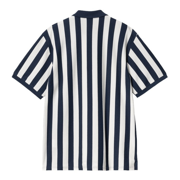 Carhartt WIP S/S Boynton Polo (Ink) - Blue Mountain Store