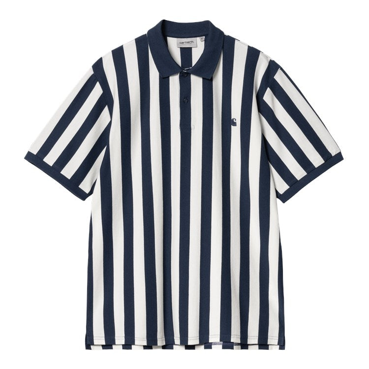 Carhartt WIP S/S Boynton Polo (Ink) - Blue Mountain Store