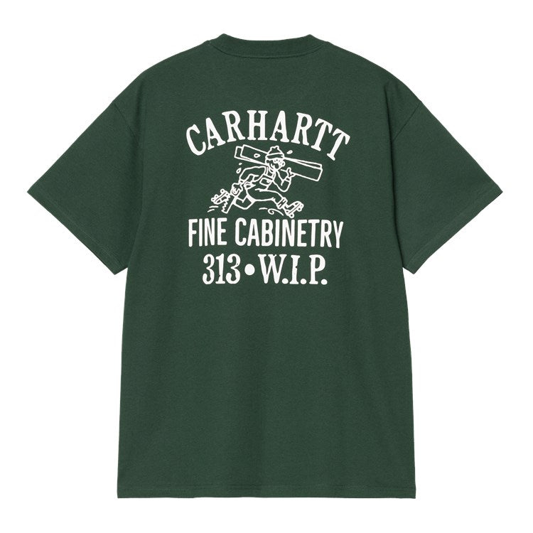 Carhartt WIP S/S Cabinetry T-Shirt (Conifer / White) - Blue Mountain Store