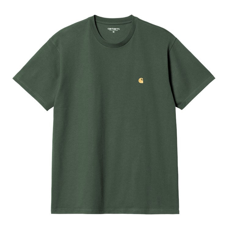 Carhartt WIP S/S Chase T-Shirt (Sycamore Tree/gold) - Blue Mountain Store