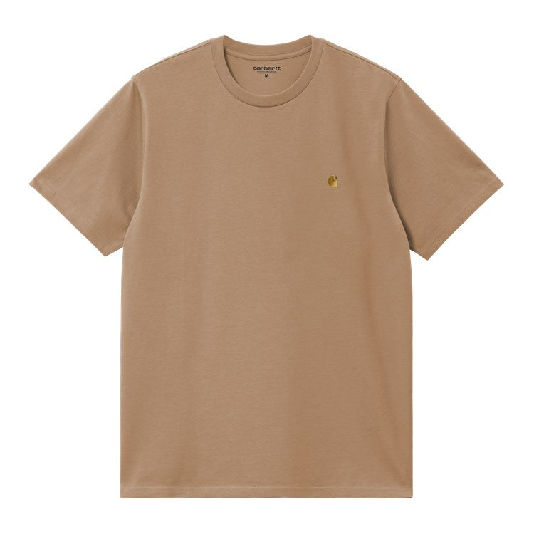 Carhartt WIP S/S Chase T-Shirt (Peanut/gold) - Blue Mountain Store