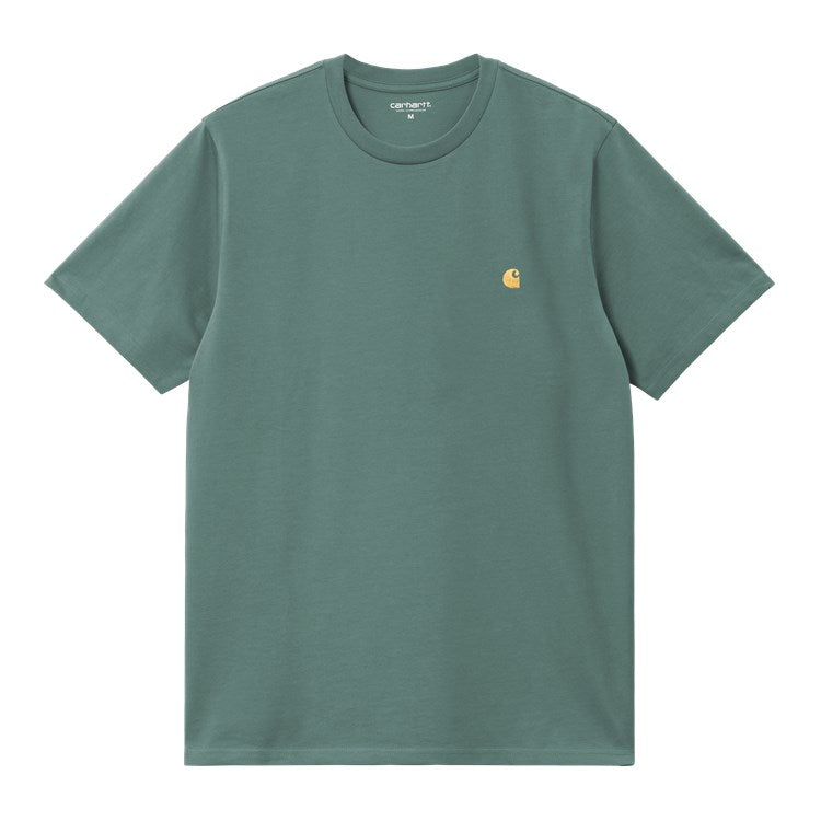 Carhartt WIP S/S Chase T-Shirt (silver pine/gold) - Blue Mountain Store