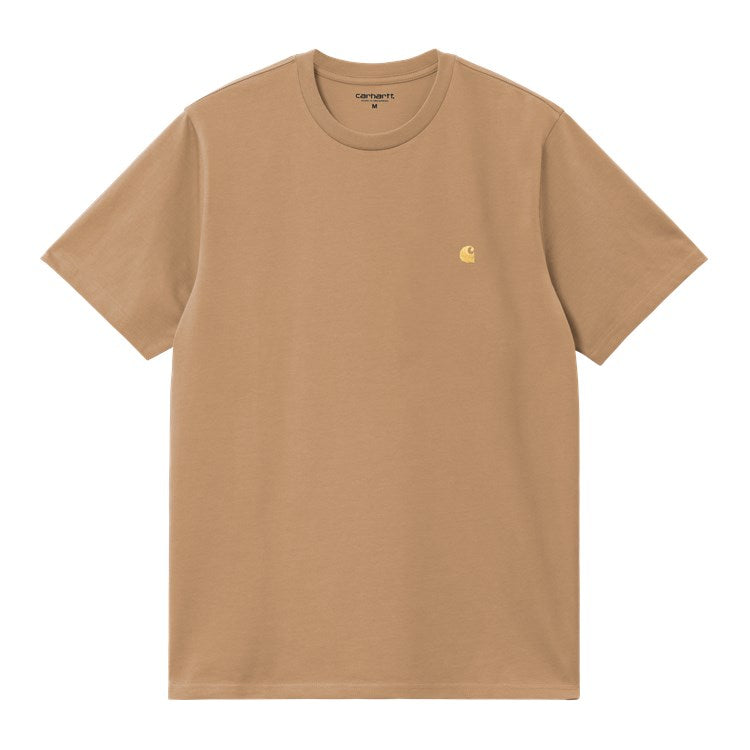 Carhartt WIP S/S Chase T-Shirt (Dusty H Brown / Gold) - Blue Mountain Store