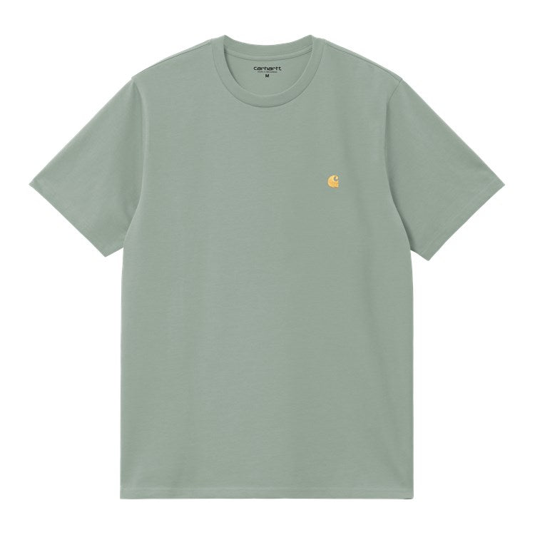 Carhartt WIP S/S Chase T-Shirt (Frosted Green / Gold) - Blue Mountain Store