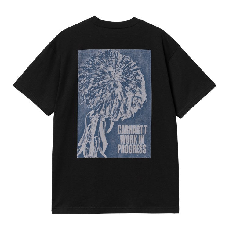 Carhartt WIP S/S Chrysanthemum (black) - Blue Mountain Store