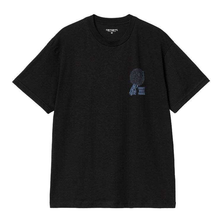 Carhartt WIP S/S Chrysanthemum (black) - Blue Mountain Store