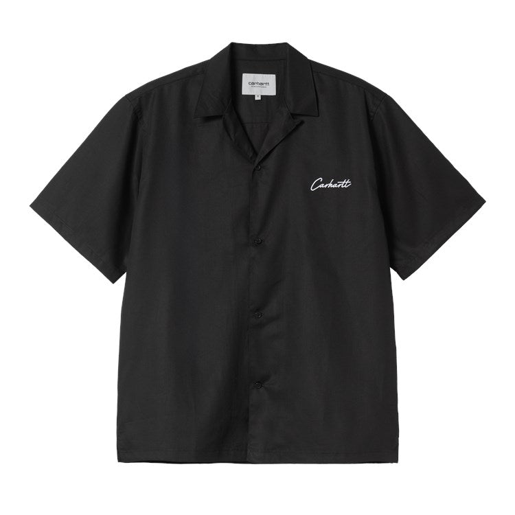 Carhartt WIP S/S Delray Shirt (black/white) - Blue Mountain Store