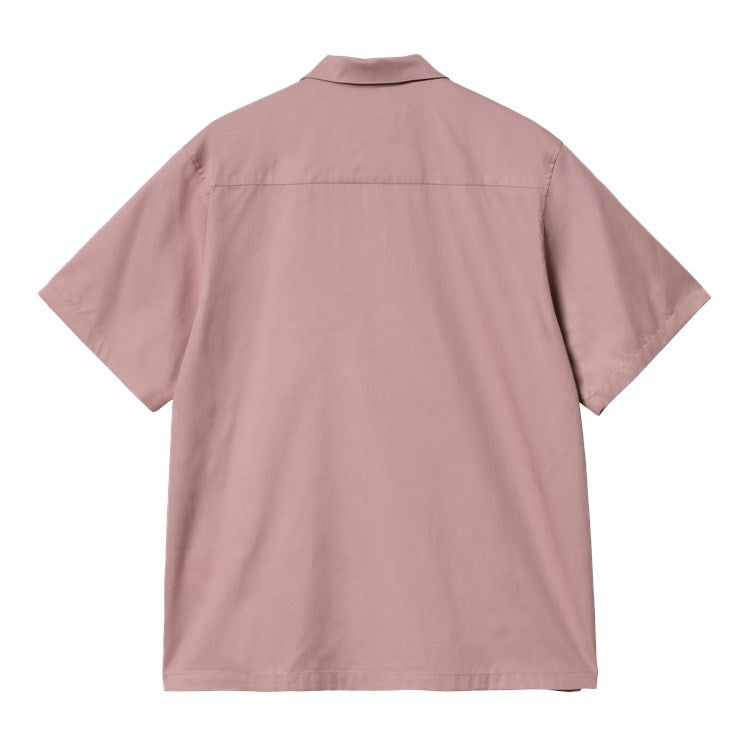Carhartt WIP S/S Delray Shirt (glassy pink/black) - Blue Mountain Store