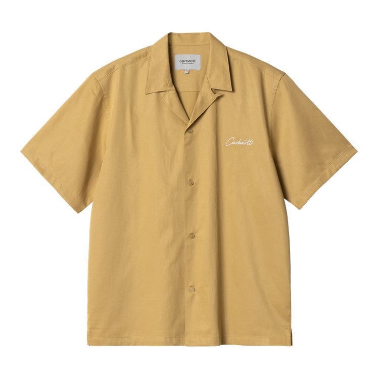 Carhartt WIP S/S Delray Shirt (bourbon/wax) - Blue Mountain Store