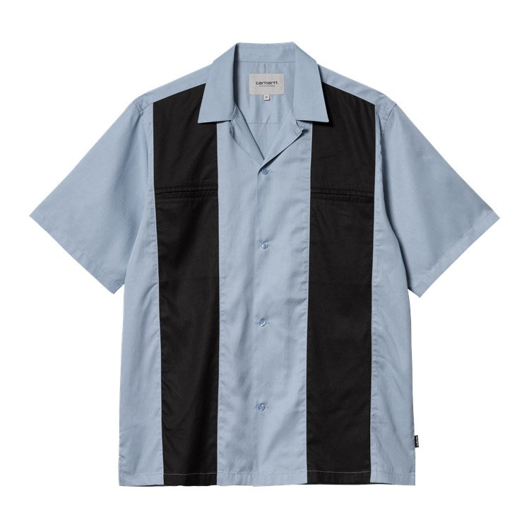 Carhartt WIP S/S Durango Shirt (frosted blue/black) - Blue Mountain Store
