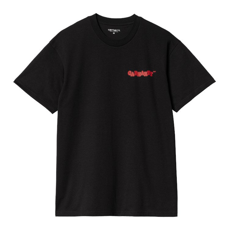 Carhartt WIP S/S Fast Food T-Shirt (black/red) - Blue Mountain Store