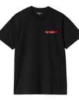 Carhartt WIP S/S Fast Food T-Shirt (black/red) - Blue Mountain Store