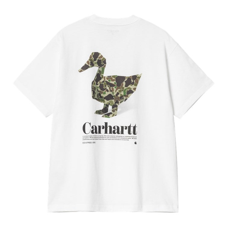 Carhartt WIP S/S Fold Duck T-Shirt (White) - Blue Mountain Store