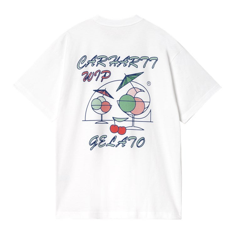Carhartt WIP S/S Gelato T-Shirt (white) - Blue Mountain Store