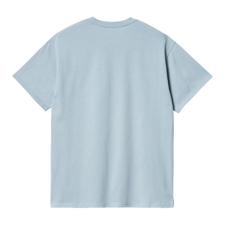 Carhartt WIP S/S Madison T-Shirt (frosted blue/white) - Blue Mountain Store