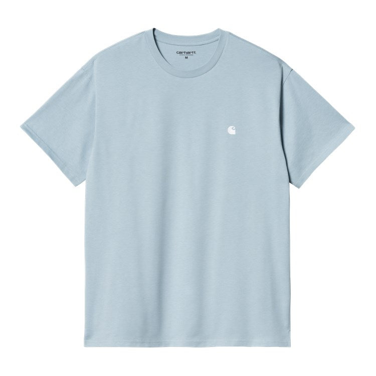 Carhartt WIP S/S Madison T-Shirt (frosted blue/white) - Blue Mountain Store