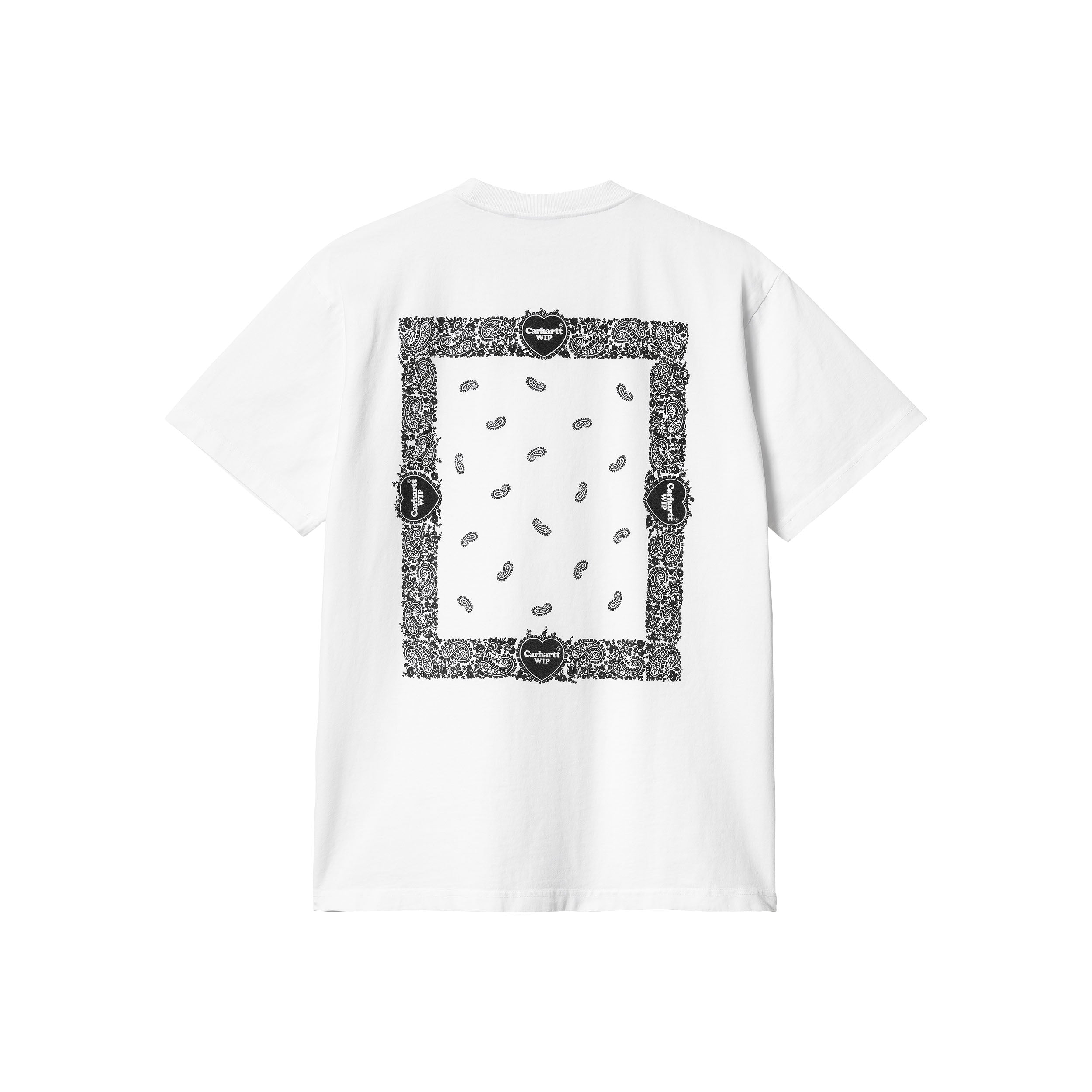 Carhartt WIP S/S Paisley T-Shirt (white/black) - Blue Mountain Store