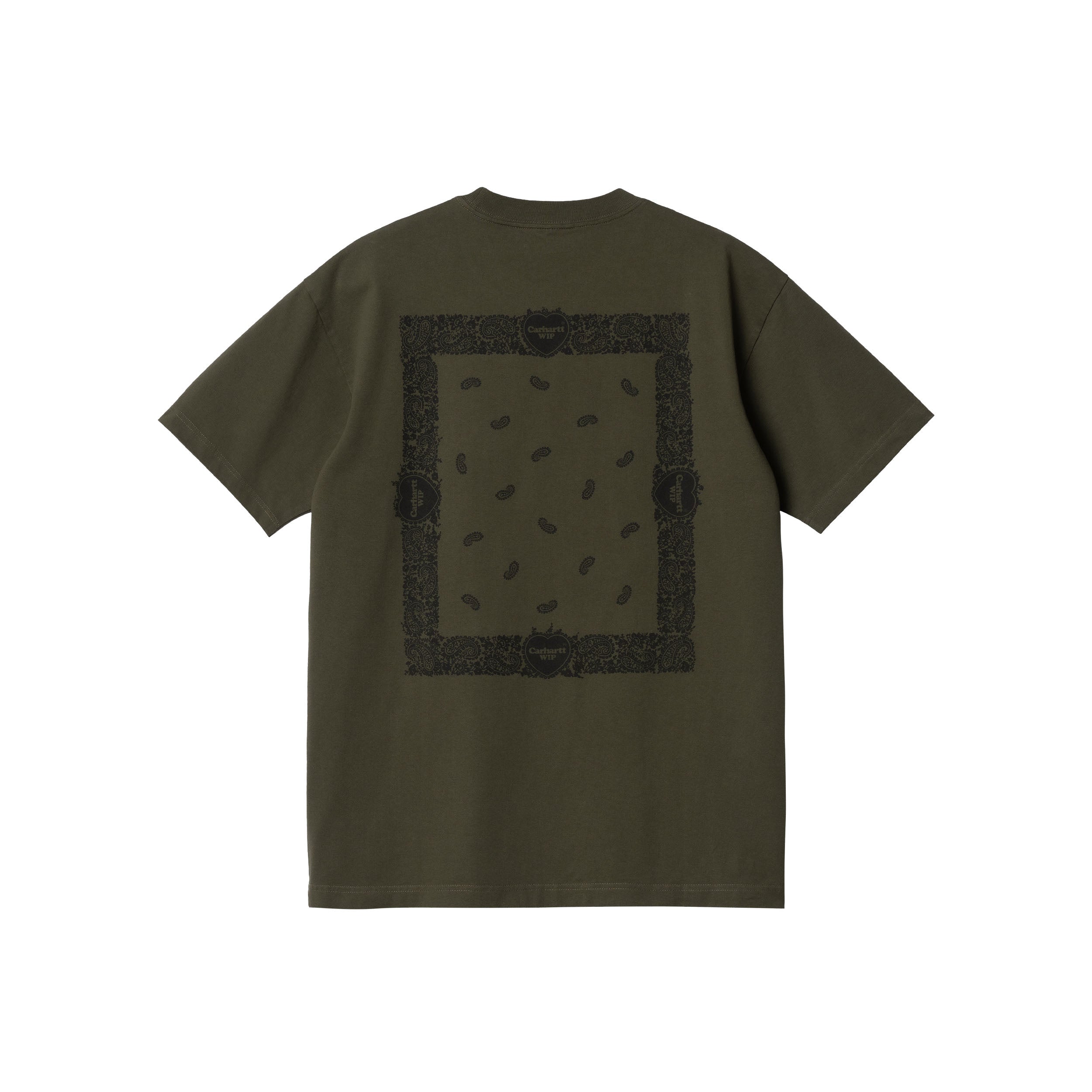 Carhartt WIP S/S Paisley T-Shirt (plant/black) - Blue Mountain Store