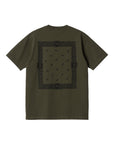 Carhartt WIP S/S Paisley T-Shirt (plant/black) - Blue Mountain Store