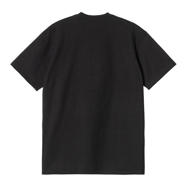 Carhartt WIP S/S Pocket Heart T-Shirt (black/red) - Blue Mountain Store