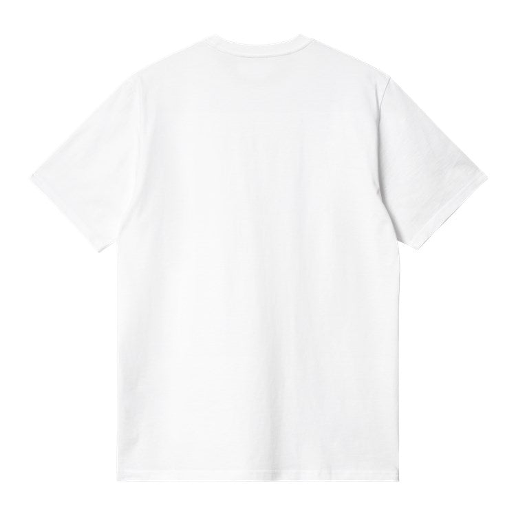 Carhartt WIP S/S Pocket Heart T-Shirt (white/red) - Blue Mountain Store