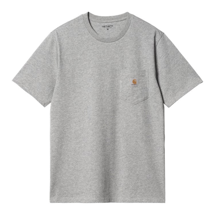 Carhartt WIP S/S Pocket T-Shirt (grey heahter) - Blue Mountain Store