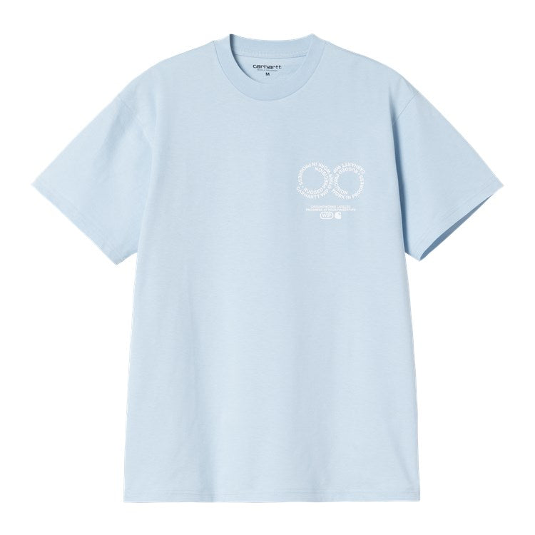 Carhartt WIP S/S Rotation T-Shirt (air sky/white) - Blue Mountain Store