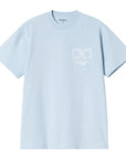 Carhartt WIP S/S Rotation T-Shirt (air sky/white) - Blue Mountain Store