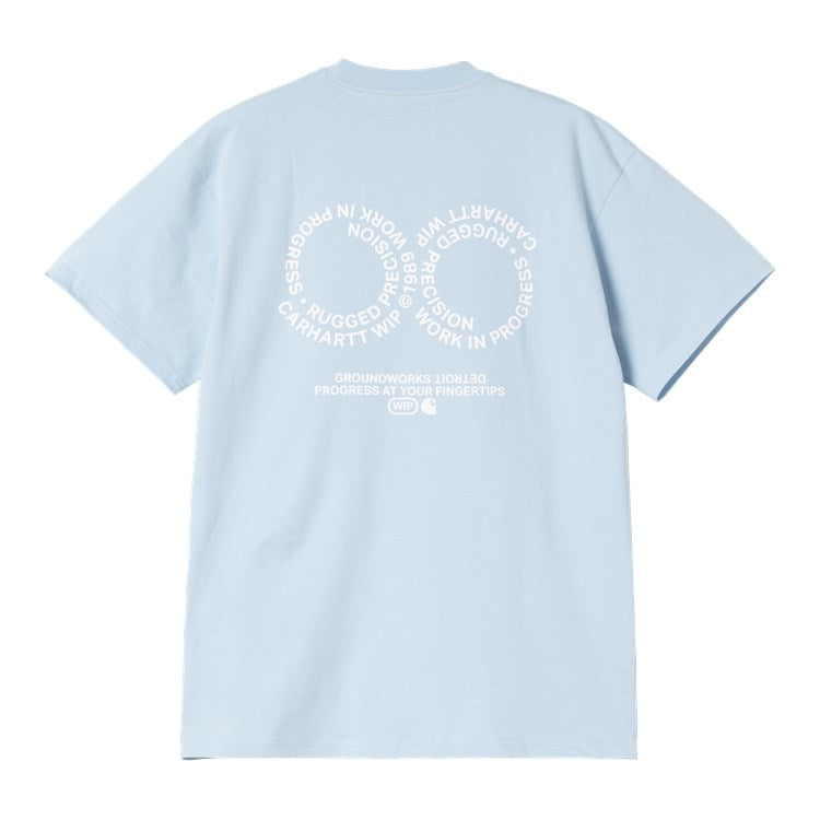 Carhartt WIP S/S Rotation T-Shirt (air sky/white) - Blue Mountain Store