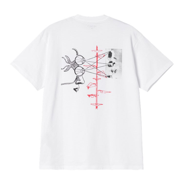 Carhartt WIP S/S Senses T-Shirt (white) - Blue Mountain Store