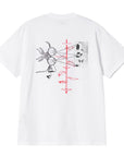 Carhartt WIP S/S Senses T-Shirt (white) - Blue Mountain Store