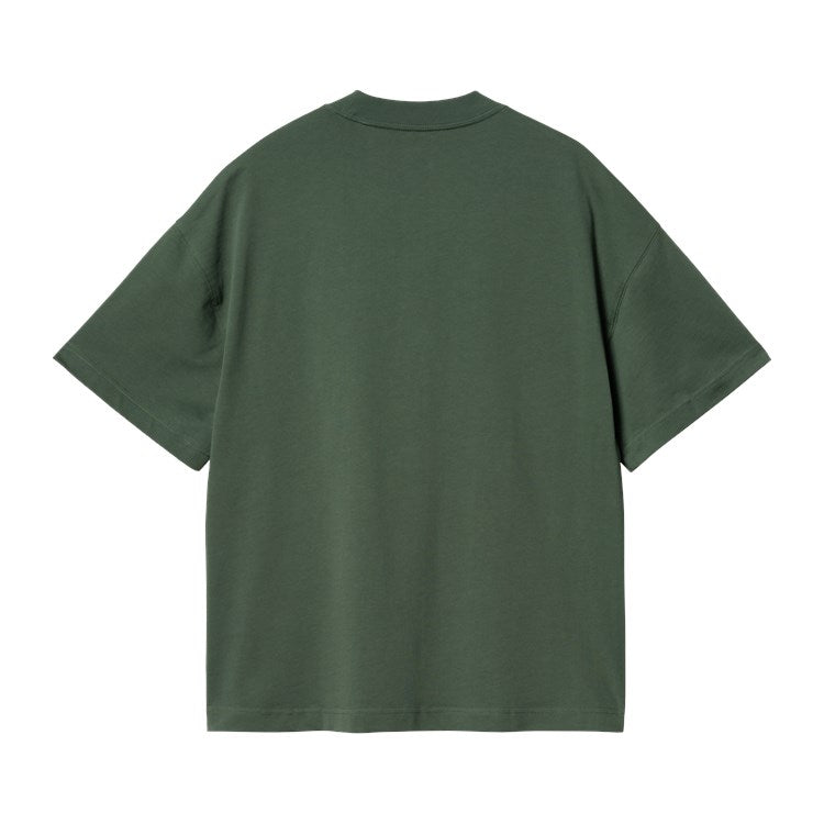 Carhartt WIP S/S Signature Script T-Shirt (Sycamore Tree / Dusty Rose) - Blue Mountain Store
