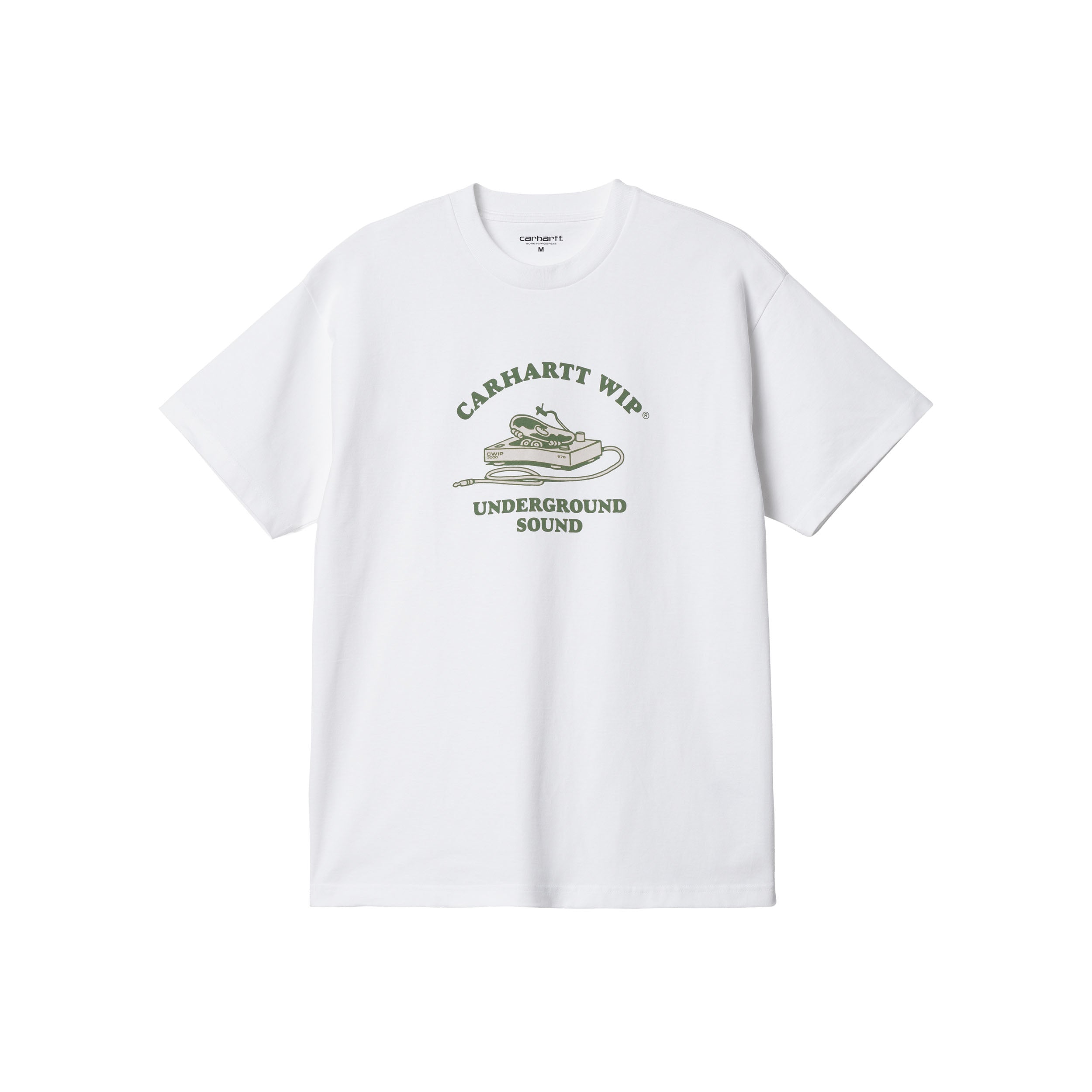 Carhartt WIP S/S Underground Sound T-Shirt (white) - Blue Mountain Store