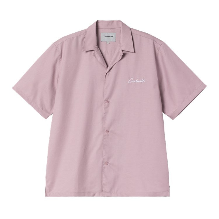 Carhartt WIP S/S Delray Shirt (Hortensia/white) - Blue Mountain Store