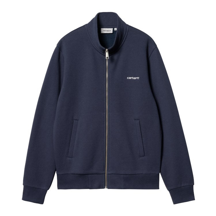 Carhartt WIP Script Embroidery Jacket (Air Force Blue / White) - Blue Mountain Store