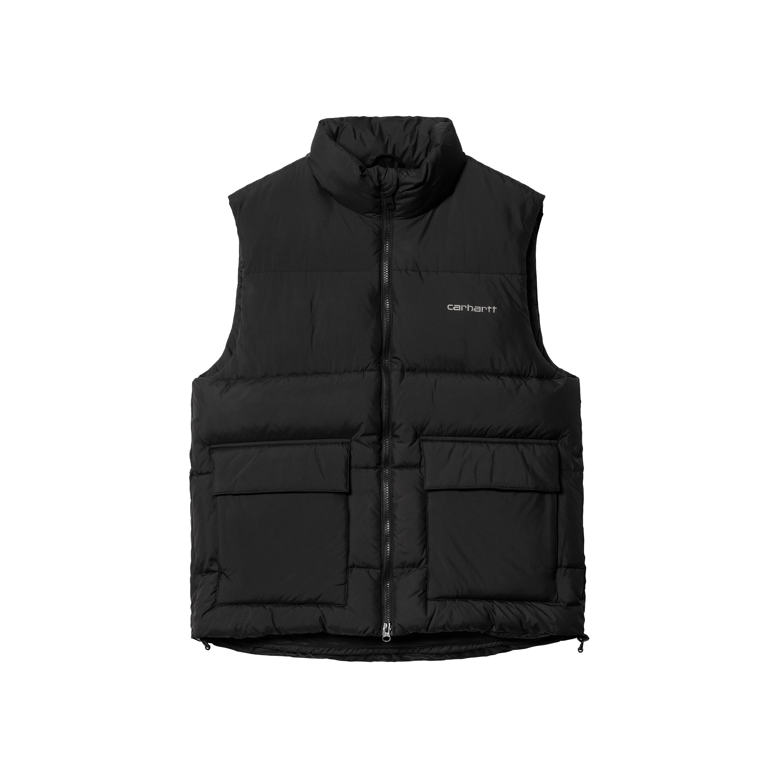 Carhartt WIP Springfield Vest (black/blacksmith) - Blue Mountain Store
