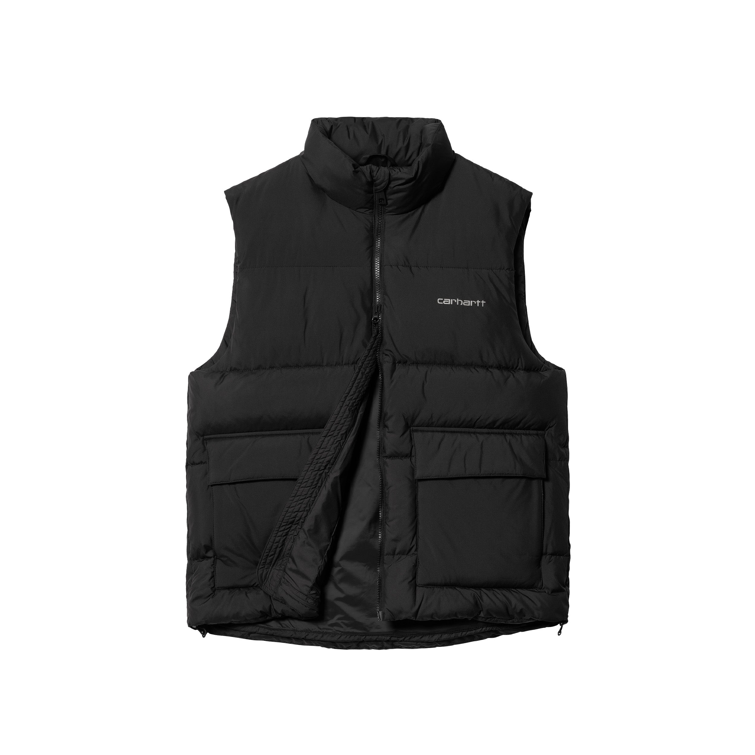Carhartt WIP Springfield Vest (black/blacksmith) - Blue Mountain Store