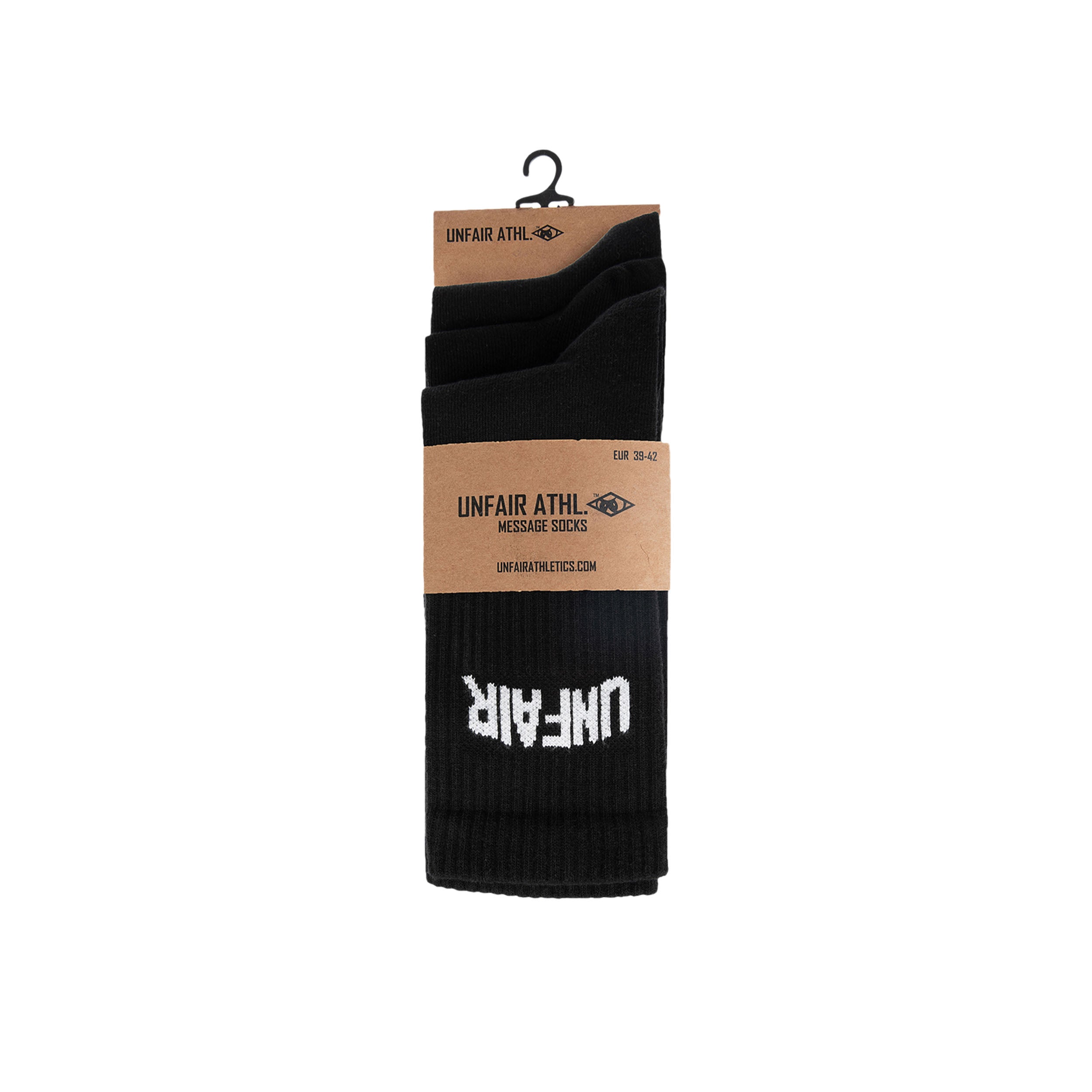 Unfair Athletics Unfair Socks (black) - Blue Mountain Store