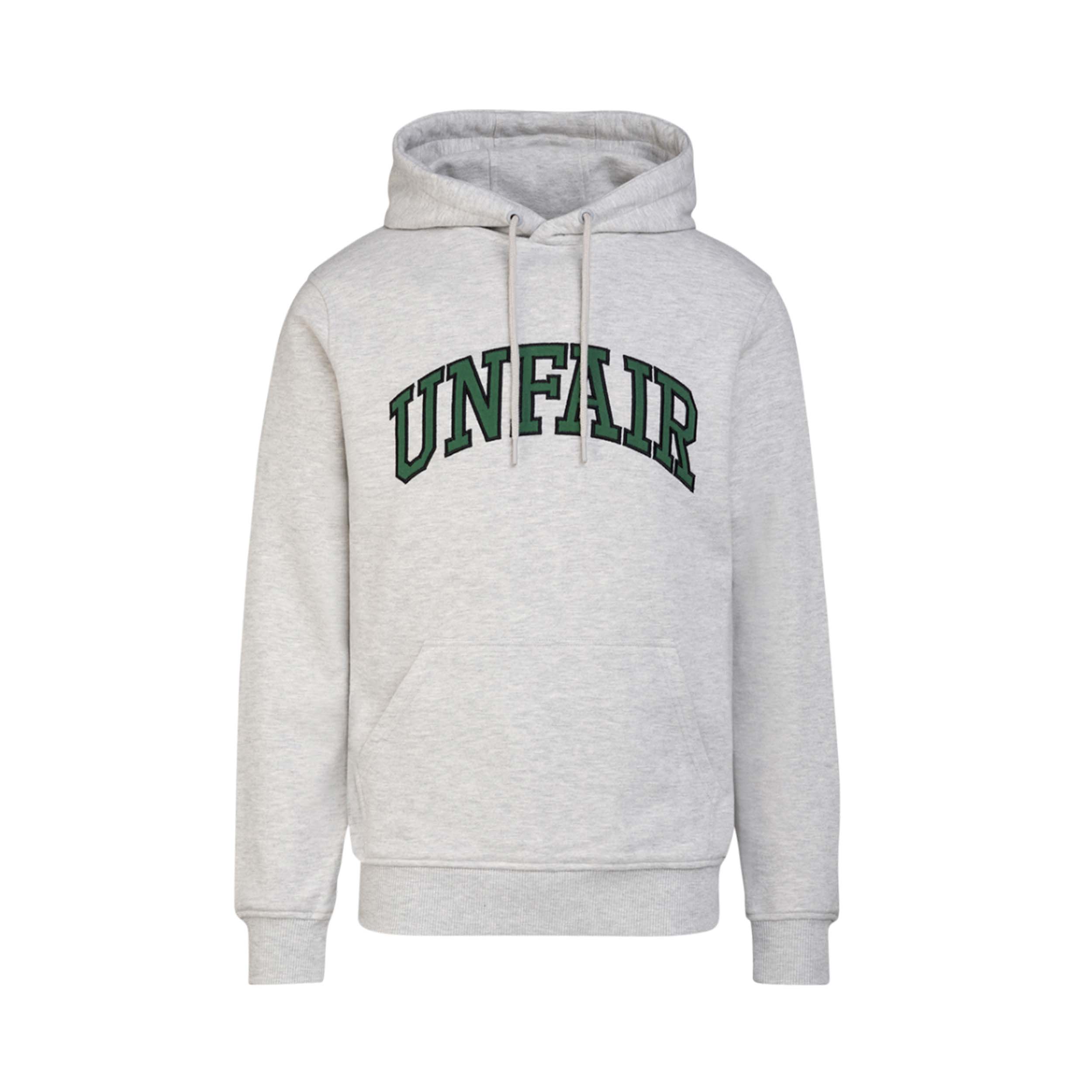 Unfair Athletics College Hoodie (heather grey) - Blue Mountain Store