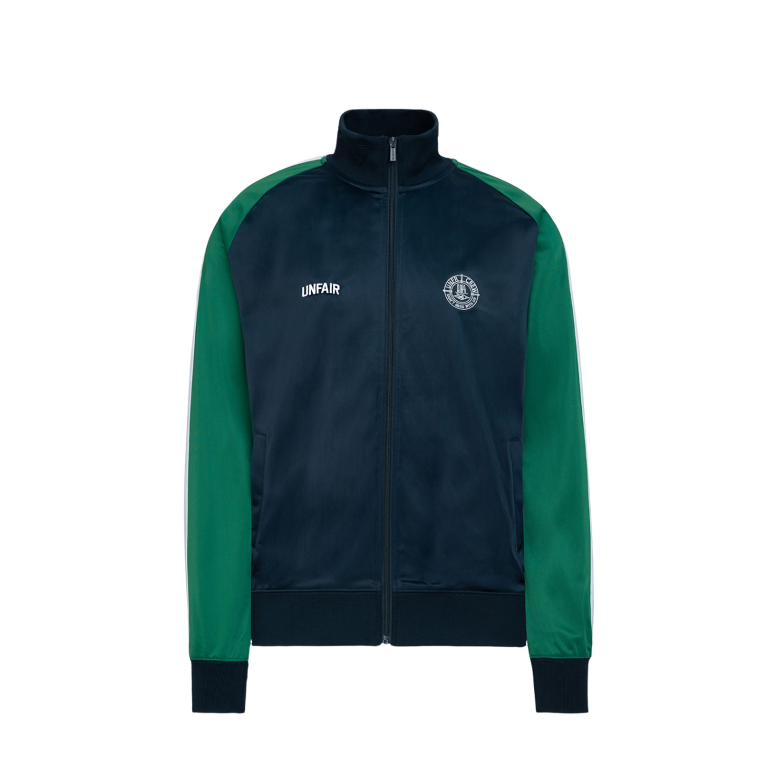 Unfair Athletics Two Side Tracktop (navy/green) - Blue Mountain Store