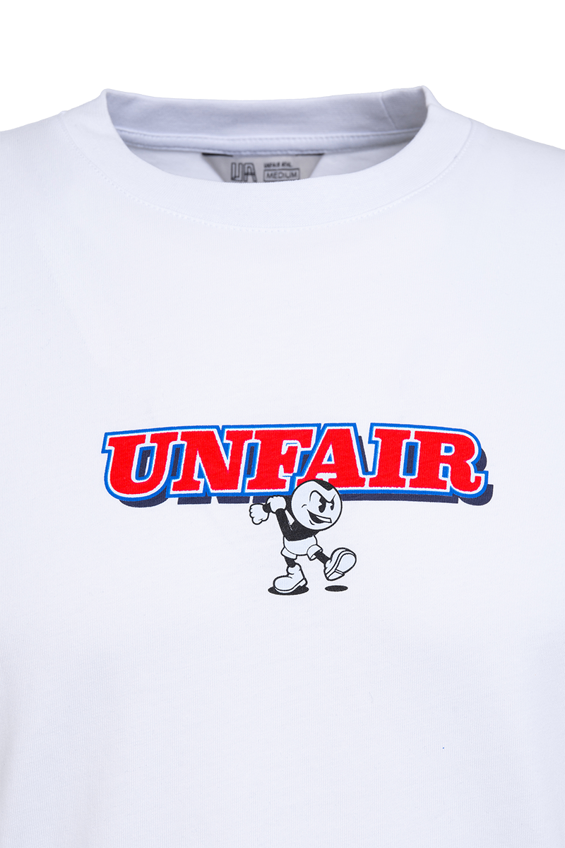 Unfair Athletics PB Trouble T-Shirt (white) - Blue Mountain Store
