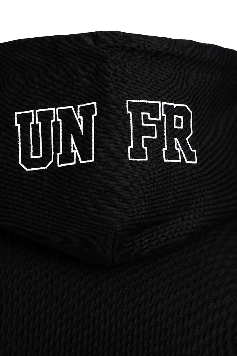 Unfair Athletics Unfair Hooded Heavy Cotton Fullzip (black) - Blue Mountain Store